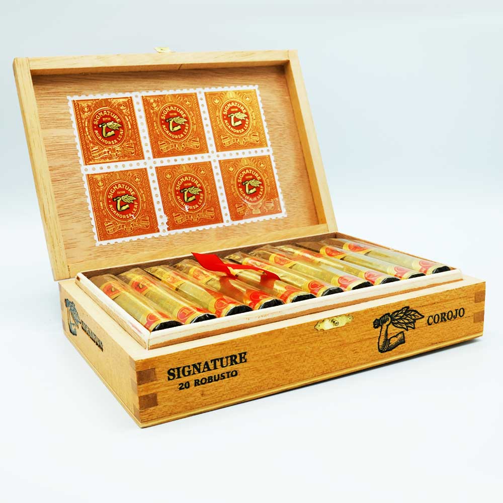 produktbild aganorsa leaf signature selection corojo robusto box 2